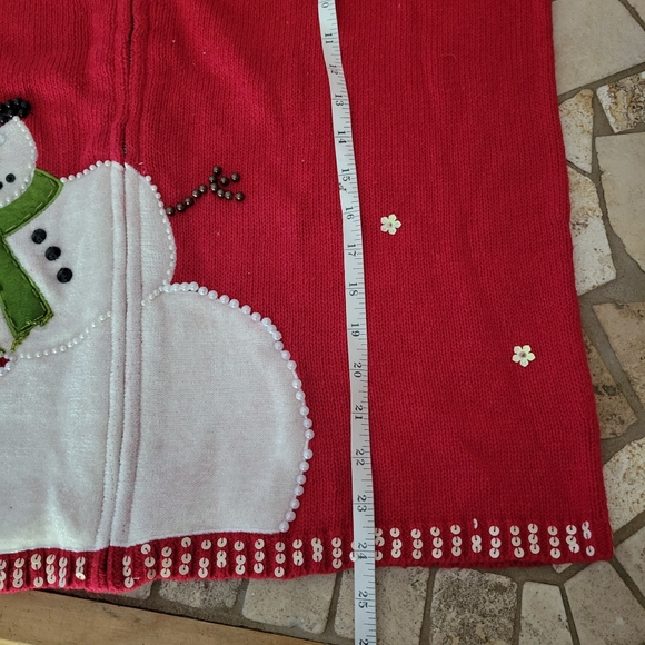 Snowman Winter Sweater Cardigan - Picture 8 of 13